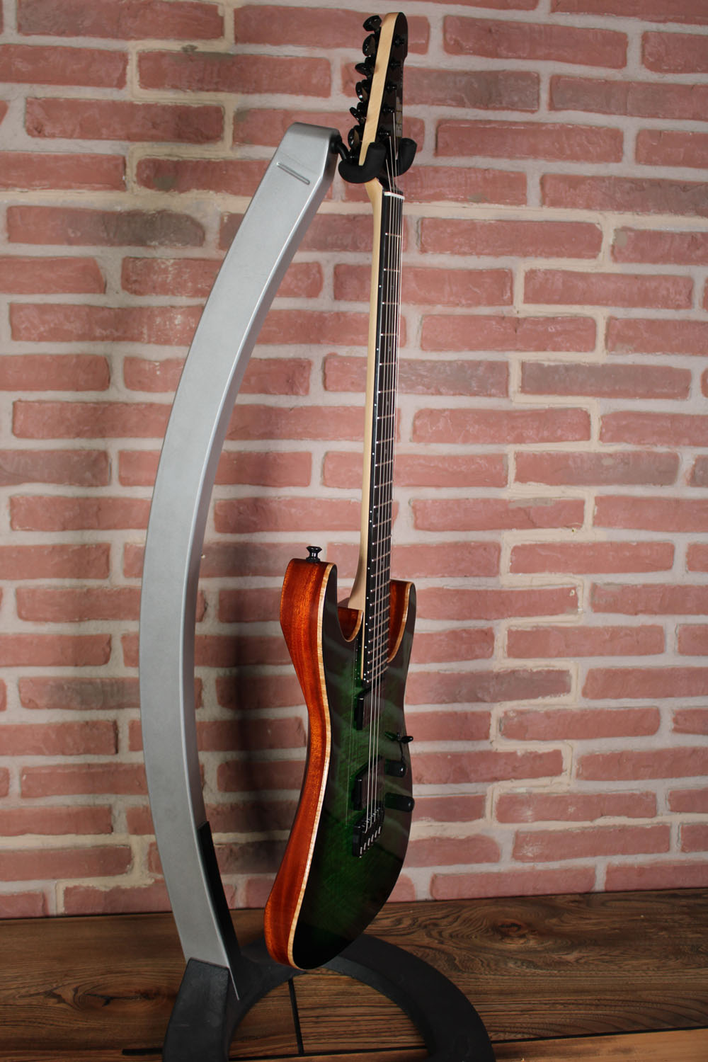 USA M-II HT FM Dark  Green Sunburst Fishman Modern